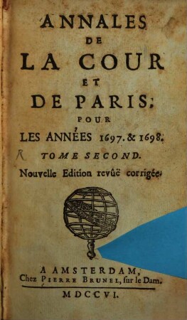 Annales de la cour et de Paris