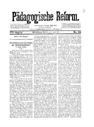 Parallelismus und Succession der Unterrichtsfächer? : (Schluß)