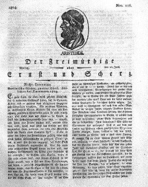 Nro. 116., Montag den 11. Juni