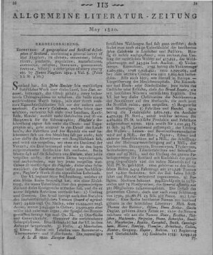 Playfair, J.: A geographical and statistical description of Scotland. Vol. 8. Edinburgh: Constable 1819