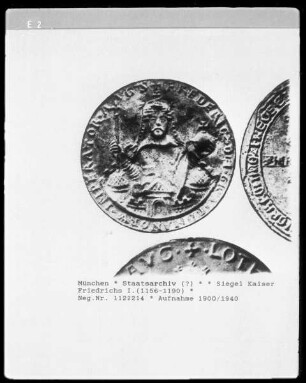 Siegel Kaiser Friedrichs I. (1156-1190)