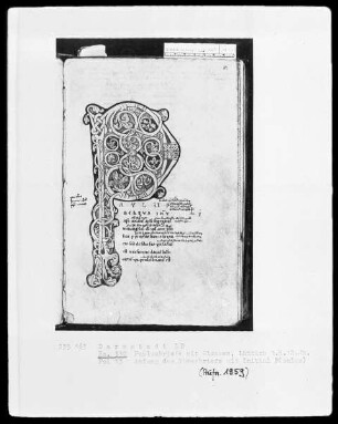 Paulus Apostolus, Epistulae cum glossis — Initiale P (aulus), Folio 13 recto