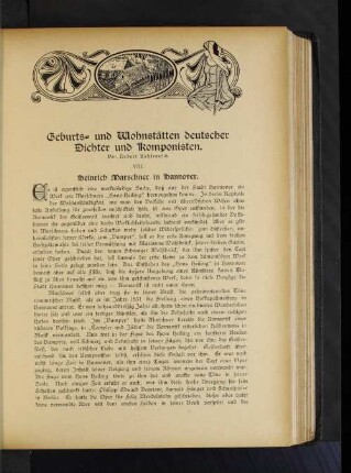 Geburts- und Wohnstätten deutscher Dichter und Komponisten