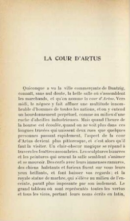 La cour d'Artus