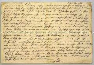 Feldpostkarte von seinem Freund Adolf Stampfer aus Köln an Joseph Köchling im Deutsch-Französischen Krieg über gemeinsame Freunde