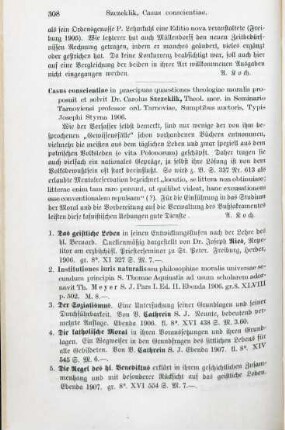 308-311 [Rezension] Ries, Joseph, Das geistliche Leben in seinen Entwicklungsstufen nach der Lehre des hl. Bernard