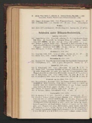 Schlesien unter Böhmen-Oesterreich