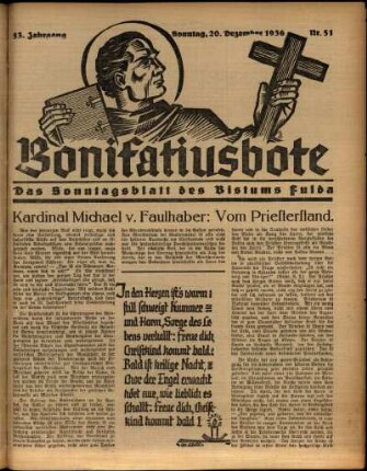 Ausgabe vom Sonntag, den 20. Dezember 1936.