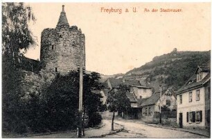 Freyburg a. U. An der Stadtmauer.