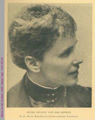 Porträt von Selma von der Groeben
