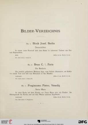 Bilder-Verzeichnis (Nr. 1-129)