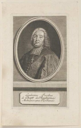 Bildnis des Ludovicus Jacobus de Chapt de Rastignac
