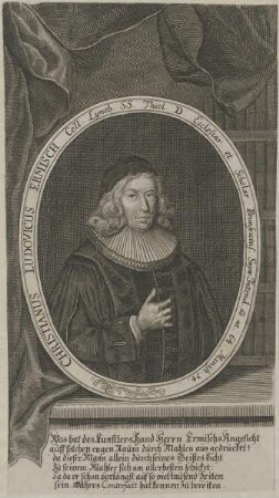 Bildnis des Christianus Ludovicus Ermisch