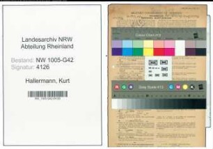 Entnazifizierung Kurt Hallermann , geb. 01.12.1917 (Kaufm.Angestellter)