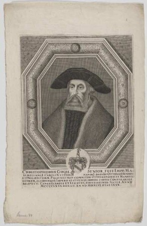 Bildnis des Christophorus Gugel Senior