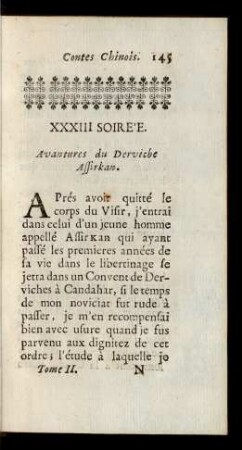 Avantures du Derviche Assirkan.