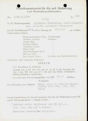 Kicherer, Friedrich