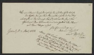 Einträge, Bl. 21 - 30