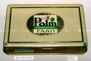 Blechdose für 100 Stück "Palm CIGARETTEN FAKO"