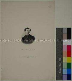 Porträt des französischen Malers Henri Edouard Cortès