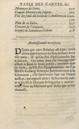 Avertissement necessaire