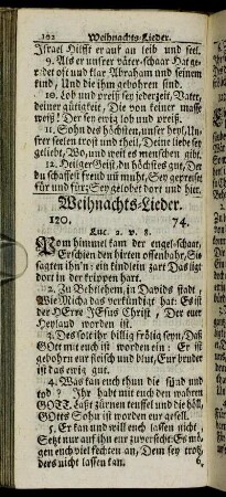 Weihnachts-Lieder.