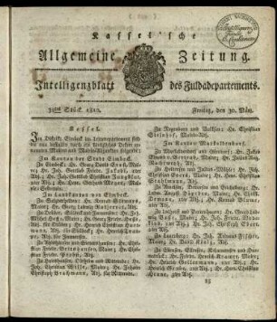 38tes Stueck, Freitag, den 30. Maerz 1810