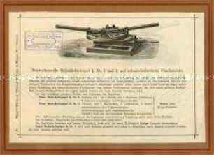 Neuverbesserte Sicherheits-Göpel L Nr. 1 und 2 auf schmiedeeisernem Fundamente.