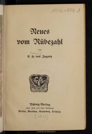 Neues vom Rübezahl