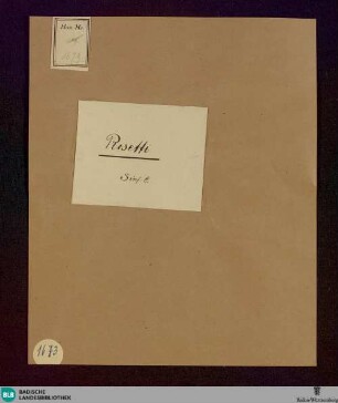 Symphonies - Don Mus.Ms. 1673 : C; MurR A9