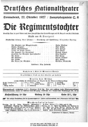 Die Regimentstochter