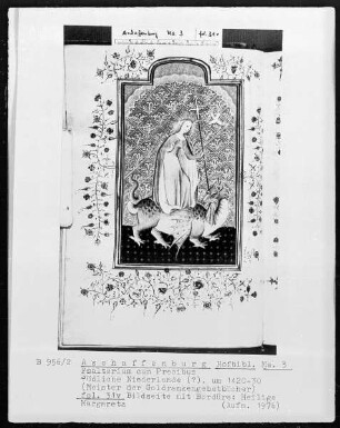 Psalterium cum Precibus — Die heilige Margaretha, Folio 31verso