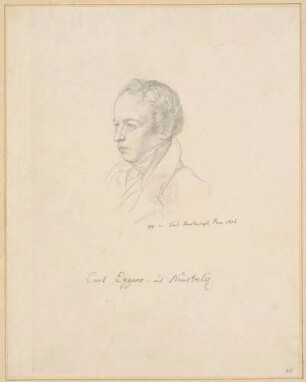 Bildnis Eggers, Carl (1787-1863), Maler