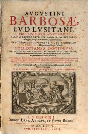 Collectanea doctorum, qui in suis operibus concilii tridentini loca referentes illorum materiam incidenter tractaverunt ...