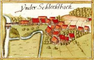 Unterschlechtbach : Schlechtbach, Rudersberg WN