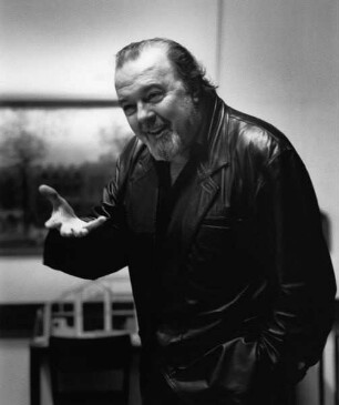 Sir Peter Hall (1930-2017; britischer Theater- und Filmregisseur). London, 1992