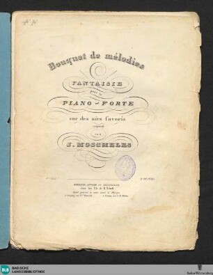 Fantaisie pour le piano-forte sur des airs favoris