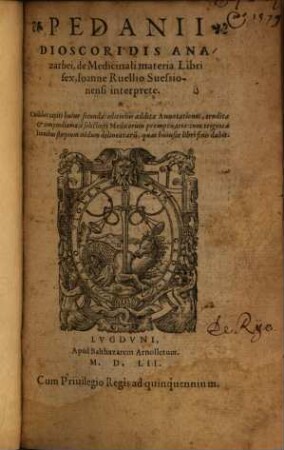 De medica materia : libri sex
