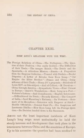 Chapter XXIII. Keen Lung's relations with the West