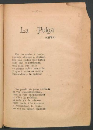 La Pulga : (Cifra)