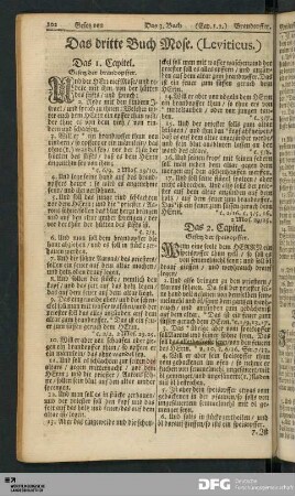 Das dritte Buch Mose. (Leviticus.)
