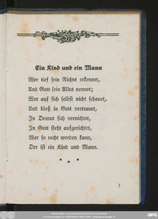 Ein Kind und ein Mann