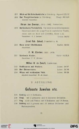 Gefasste Juwelen (Nr. 215-302)