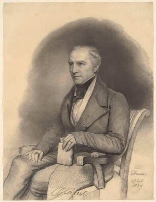 Bildnis Carus, Carl Gustav (1789-1869), Arzt, Maler und Schriftsteller