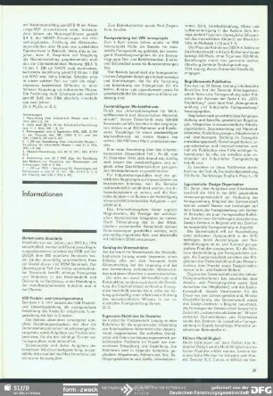 Ergonomie-Richtlinien für Gestalter : Informationen