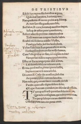 Rogat Amicum quendam, ne discedat ab officio.