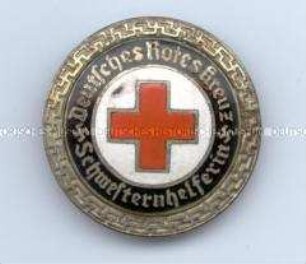 Dienstabzeichen für Schwesternhelferin, Deutsches Rotes Kreuz (DRK)