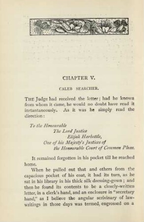Chapter V. Caleb searcher