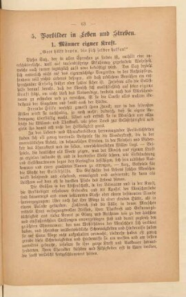 5. Vorbilder in Leben und Streben