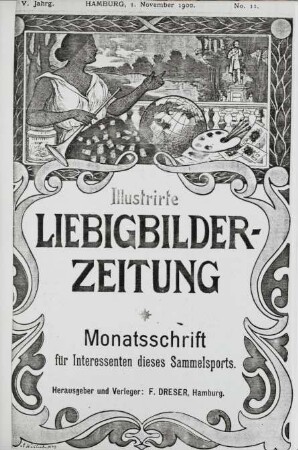 V. Jahrg. Hamburg, 1. November 1900. No. 11.